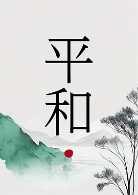 Peace in Japanese Kanji