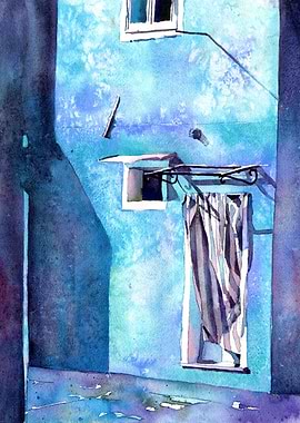 Burano Italy doorway art