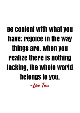 Lao Tzu Quote