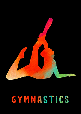 Gymnastics Girl Colorful