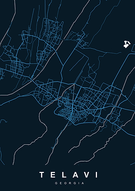 Map TELAVI GEORGIA