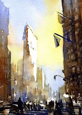 Flatiron Building NYC art