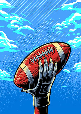 The american football