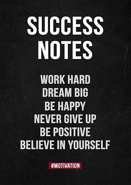 Success note
