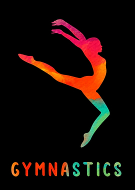 Gymnastics Girl Colorful