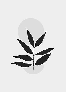 single leaf minimalist