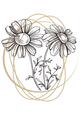 Chamomile and Daisy wheel