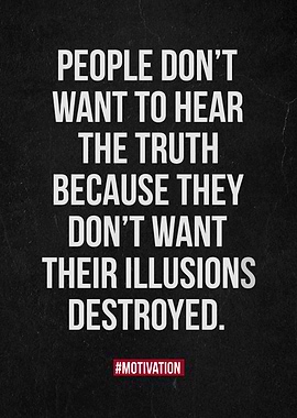 People dont want to hear