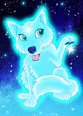 Cute Star Wolf