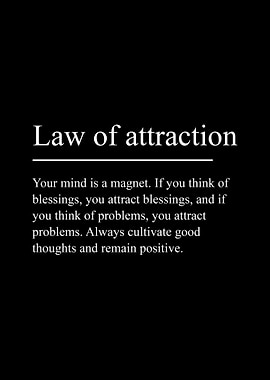 Law of attraction