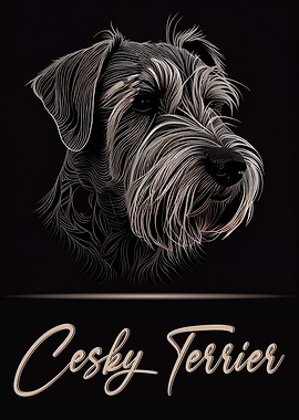 Elegant Cesky Terrier
