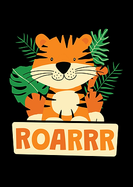 Roarrr Cute Tiger