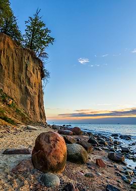 Baltic Sea Coast In Poland