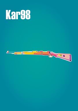 Kar98k Pop Art Style