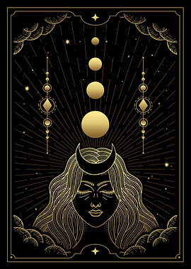 Tarot moon goddess