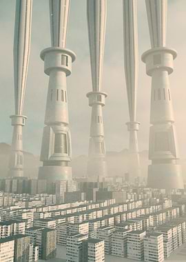 Weird City 3D Artwork