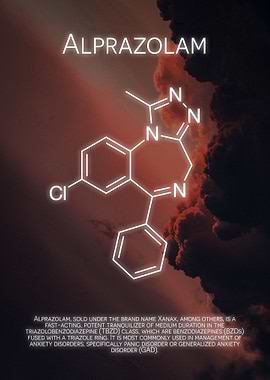 Alprazolam Molecule