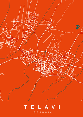 Map TELAVI GEORGIA