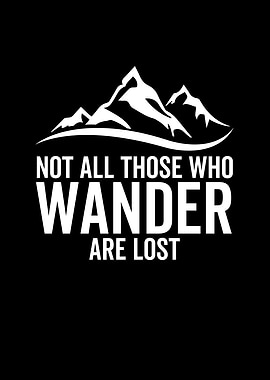 Not All Those Who Wander