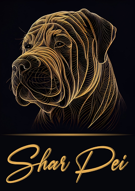 Shar Pei Portrait