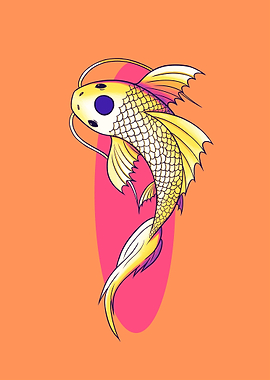 Japan Fish Popart