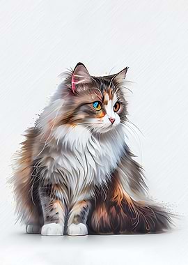 Norwegian forest cat
