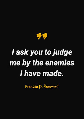 Franklin D Roosevelt Quote