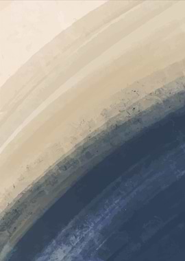 Minimalist hand painted