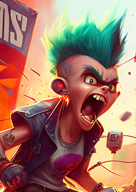 Punk Revival Pop Art