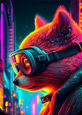 Cyberpunk Squirrel