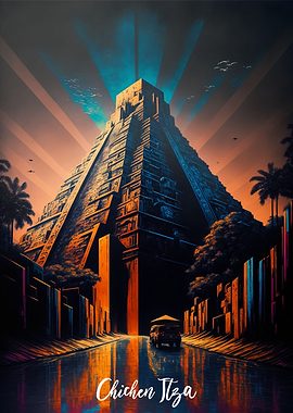 Artsy Chichen Itza 3