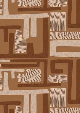 Abstract Doodle Santa Fe