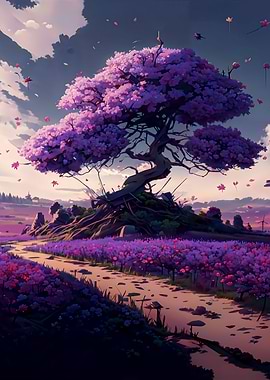 Purple Tree