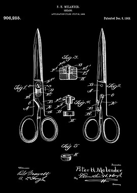 Shears patent