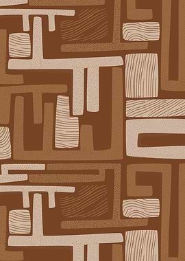 Abstract Doodle Saddle