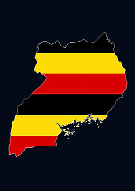 Uganda map