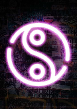 Neon Yin Yang
