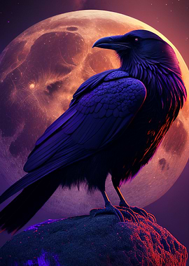 Raven Moon Night