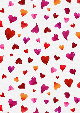 Valentines day hearts