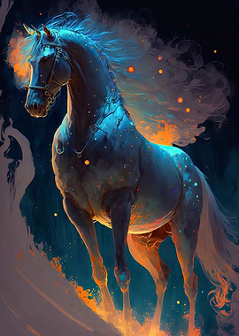 Horse in the stars