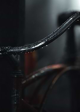 Rain Drops on a Bike