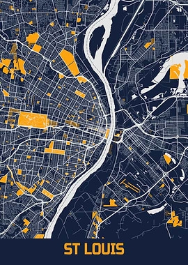 St Louis City Map
