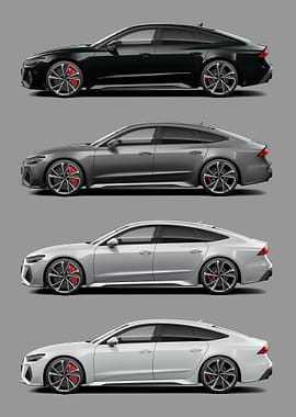 Audi RS7 Light Grey