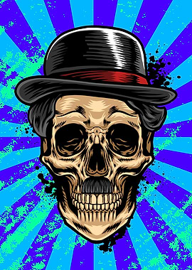 Sir Chaplin Skull Grunge