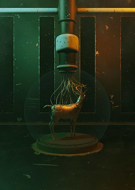 Oh Deer 3D Artwork Render