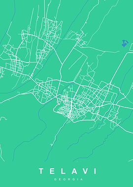 Map TELAVI GEORGIA