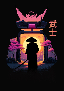 Shiluet japanese art