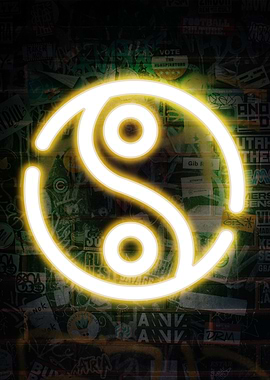 Neon Yin Yang