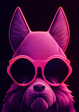 Vapor Wave Animal