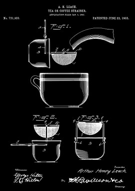 Tea strainer patent